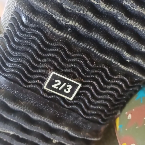 Lily & Dan- Camper Print Thick Rubber Muck/Rain Boots Insulated Youth Size 2/3 - Picture 8 of 10